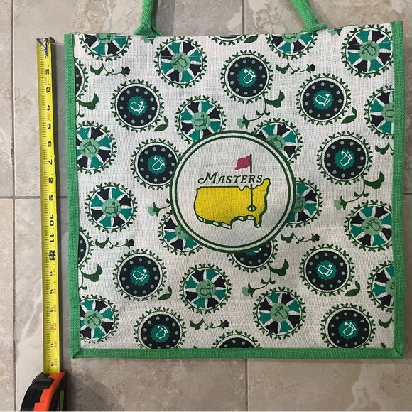 Masters Tote with Yellow and Green Design - Picture 11 of 11